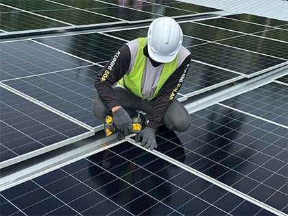 198kWp solar installation Si Racha — Kunini Solar EPC