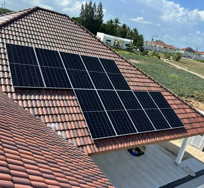 Kunini first solar rooftop installation in Hua Hin